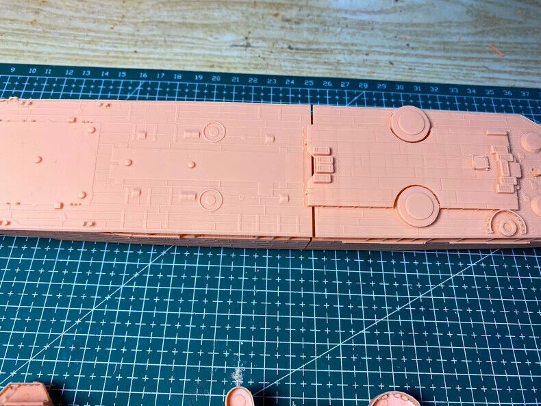3d Printed 1/350 French Navy Cruiser De Grasse Unpainted Model Kit