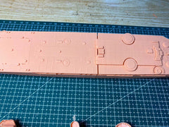 3d Printed 1/350 French Navy Cruiser De Grasse Unpainted Model Kit