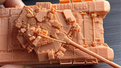 3d Printed 1/72 T-90a Main Battle Tank Unpainted Kit