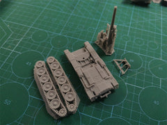 3d Printed 1/35/72 British Crusader SP Self-Propelled Gun Kit
