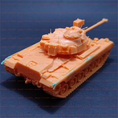 3d Printed 1/72/144 US M48A2 Patton Tank Unpainted Kit