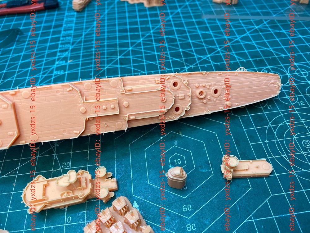 3d Printed 1/700 France Colbert Cruiser(full Hull/waterline)