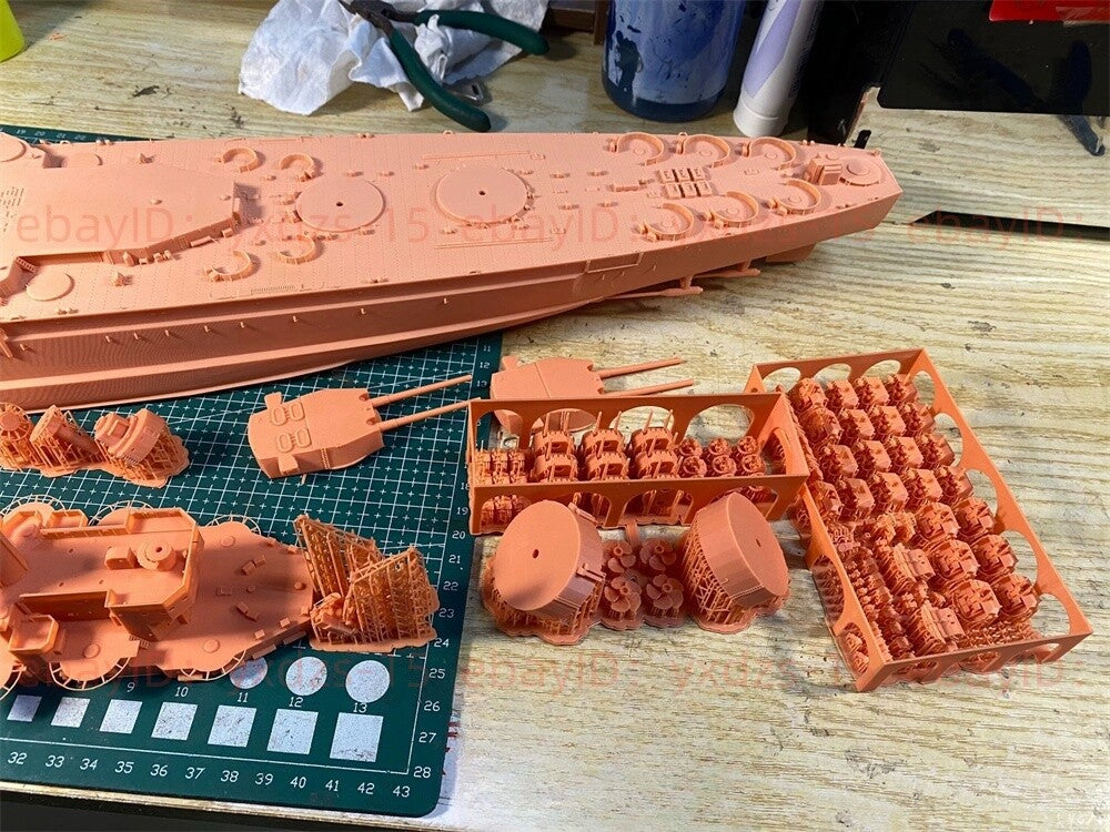 3d Printed Kits 1/350 Hms Thunderer Battleship(full Hull/waterline)