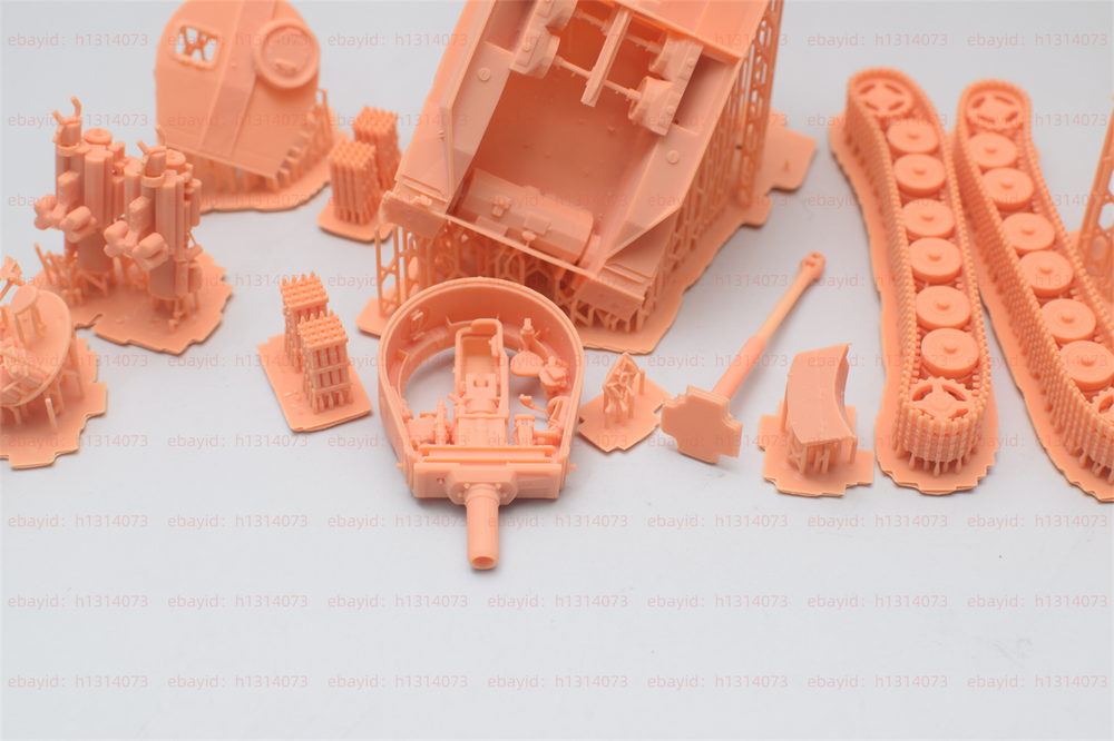 3d Printed 1/72 VK 4501 (P) Tiger (P) Tank Unpainted Kit
