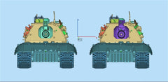 3d Printed 1/35/72 German D-series E-100 Super Heavy Tank "Nemesis" Kit