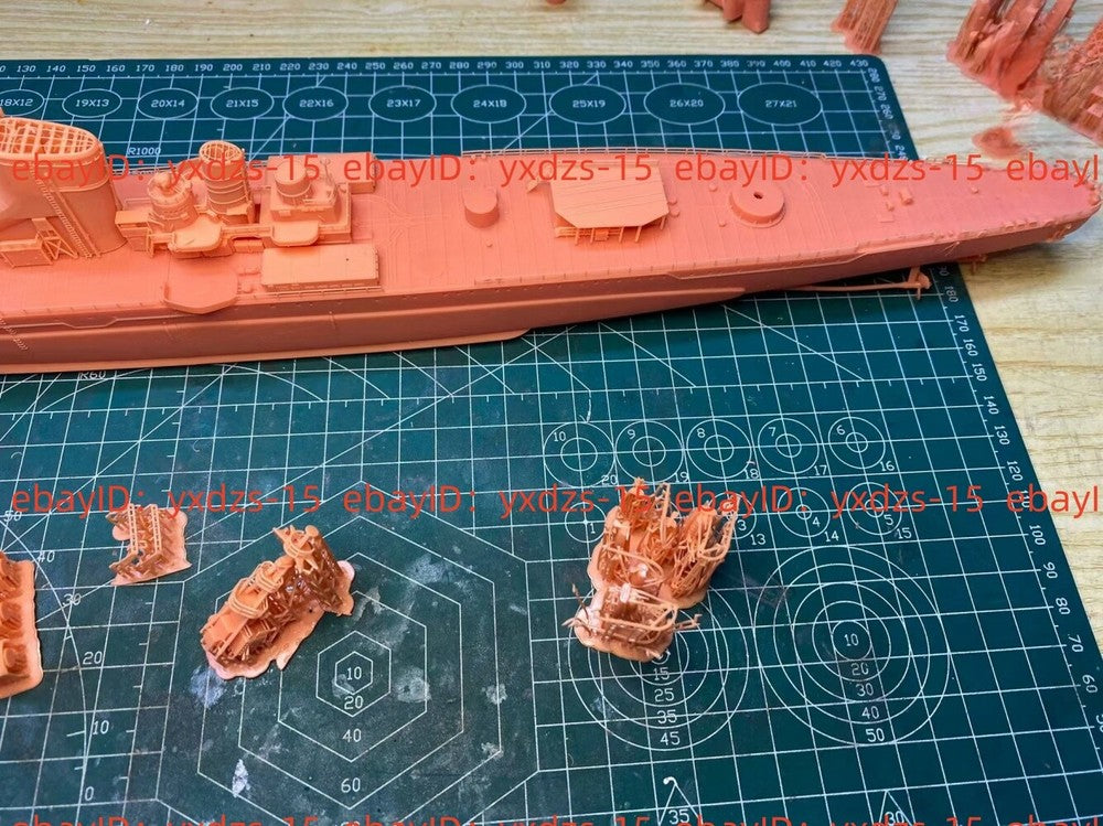3d Printed 1/350 IJN Furutaka-class Heavy Cruiser(full Hull/waterline)