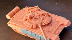 3d Printed 1/72 T-72b3 Main Battle Tank Unpainted Kit