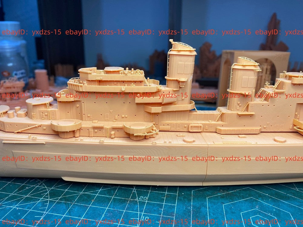 3d Printed 1/350 Jinan Coastal Cruiser, China(full Hull/waterline)