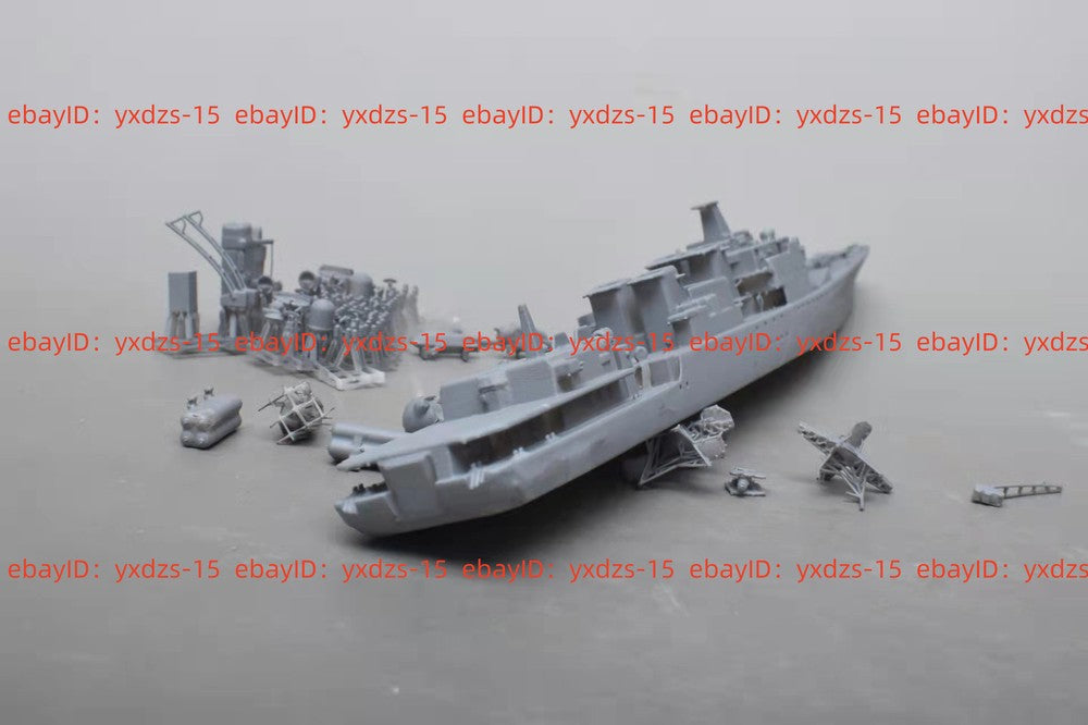 3d Printed 1/700 Russian Dreadnought Ii Class Destroyer