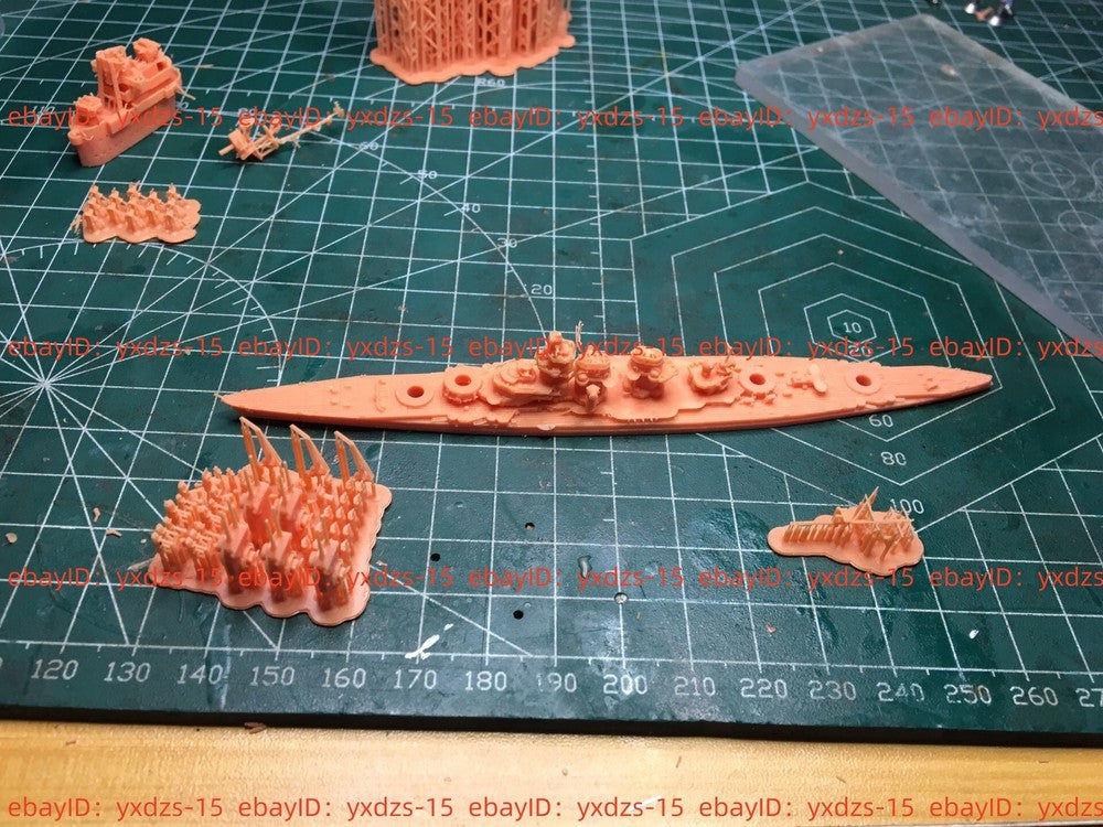 3d Printed Kit 1/350 German Sms Schlieffen Battlecruiser(full Hull/waterline)