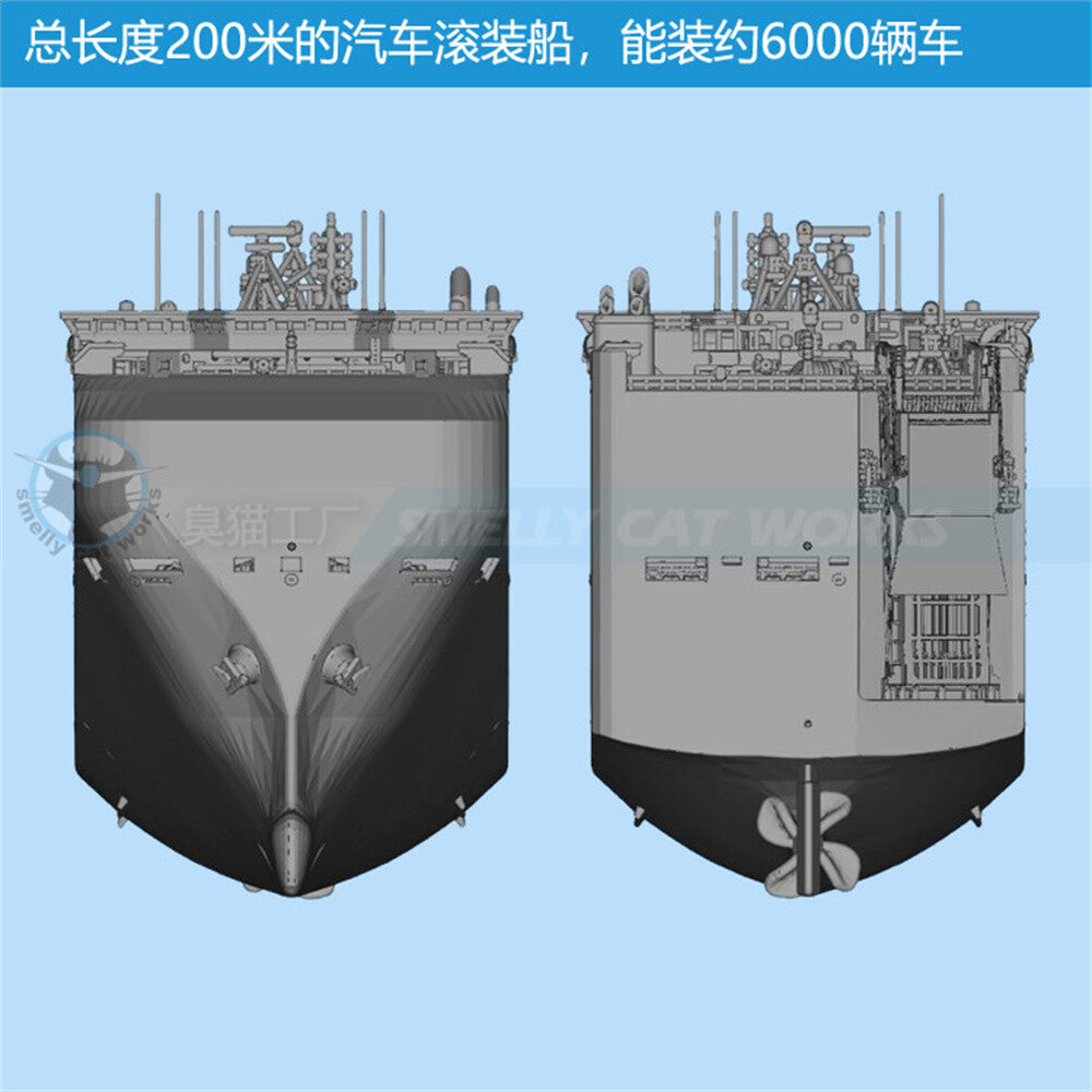 3d Printed Kits 1/700/1250/2000 6,000 Ceu Pure Car And Truck Carrier Ferry