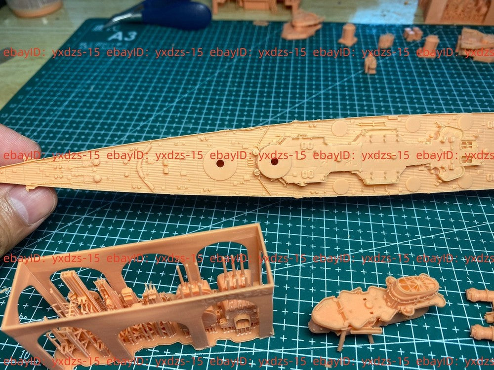 3d Printed 1/700 Komissar Cruiser(full Hull/waterline)