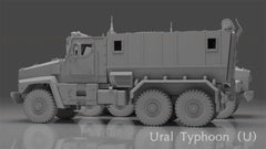 3d Printed 1/72/87 Ural Typhoon-U 6x6 Armoured Truck ﻿Unpainted Kit