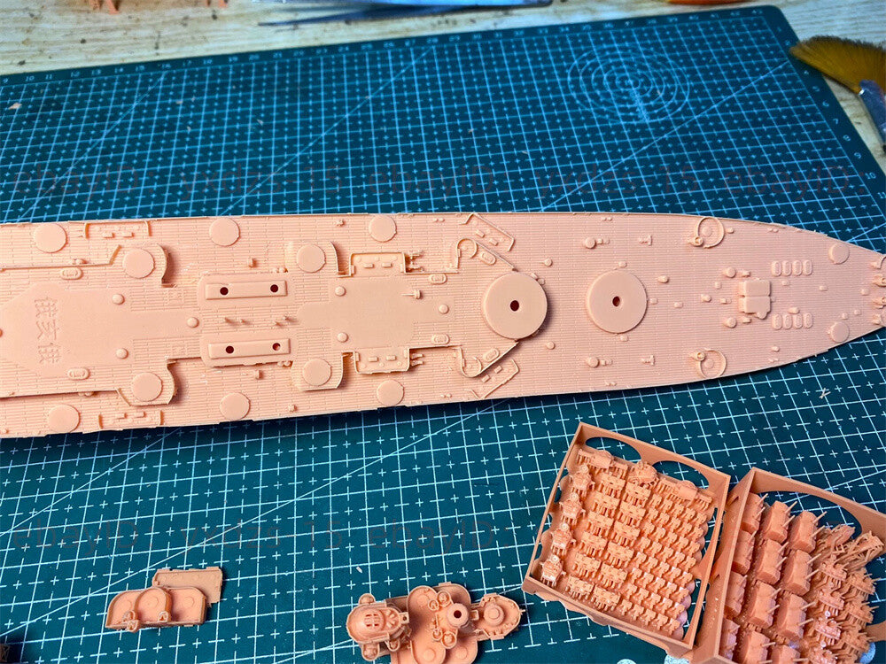 3d Printed Kits 1/700 Us Ohio-class Battleship(full Hull/waterline)