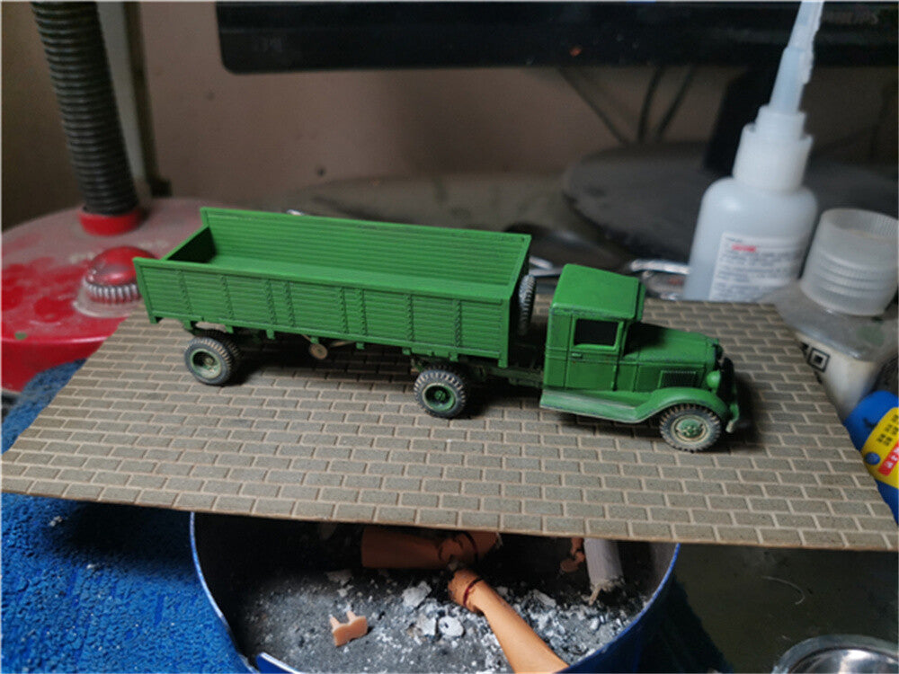 1/72 Soviet Union ZIS-10 Truck Trailer Painted Finished Model