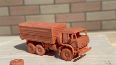 3d Printed 1/72 KAMAZ Transport Vehicle Unpainted Kit