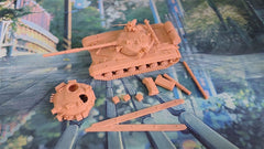 3d Printed 1/72/87 T-64B Main Battle Tank ﻿Unpainted Kit