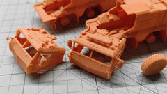 3d Printed 1/72/87 Kamaz Typhoon-K 6x6 Armoured Truck ﻿Unpainted Kit