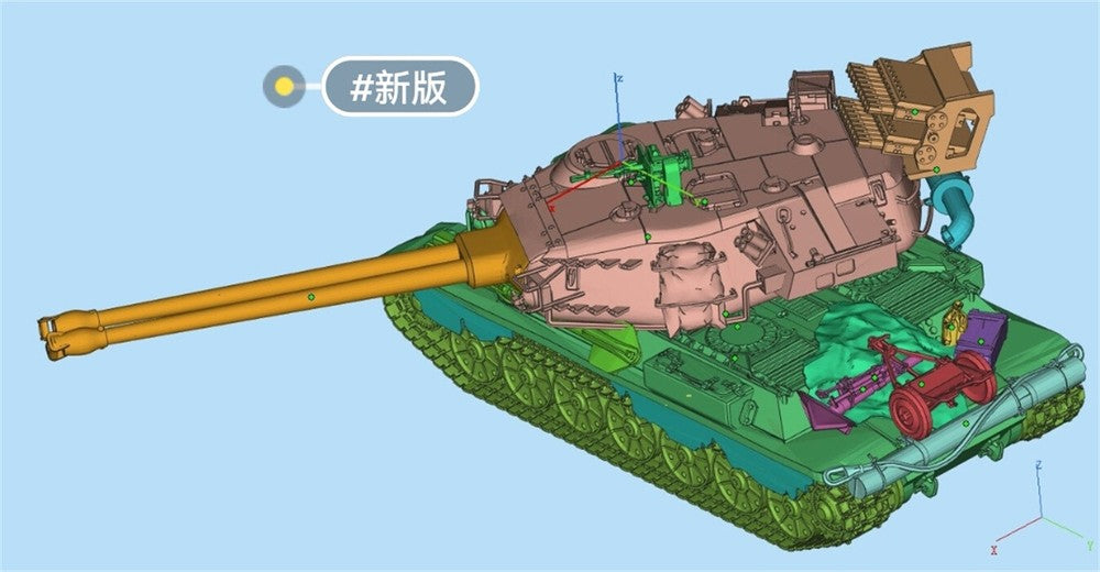 3d Printed 1/35/72 Russian F-series "Saga" ST-II Heavy Tank Kit