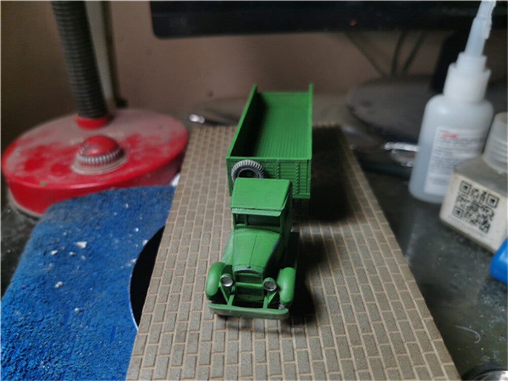 1/72 Soviet Union ZIS-10 Truck Trailer Painted Finished Model