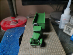 1/72 Soviet Union ZIS-10 Truck Trailer Painted Finished Model