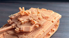 3d Printed 1/72 T-90a Main Battle Tank Unpainted Kit