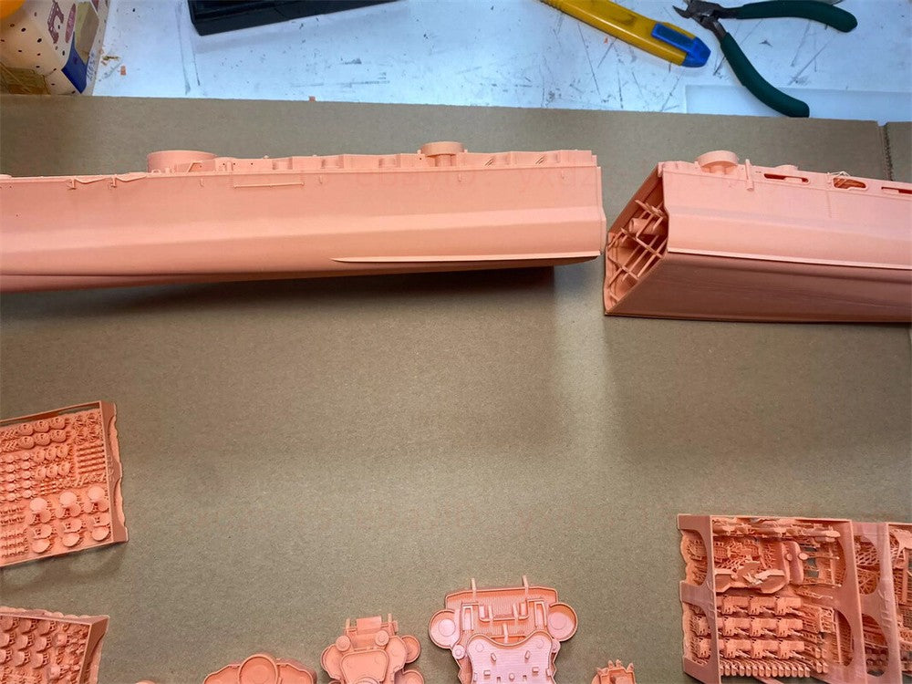 3d Printed 1/350 Japanese Battleship Daisen(full Hull/waterline)
