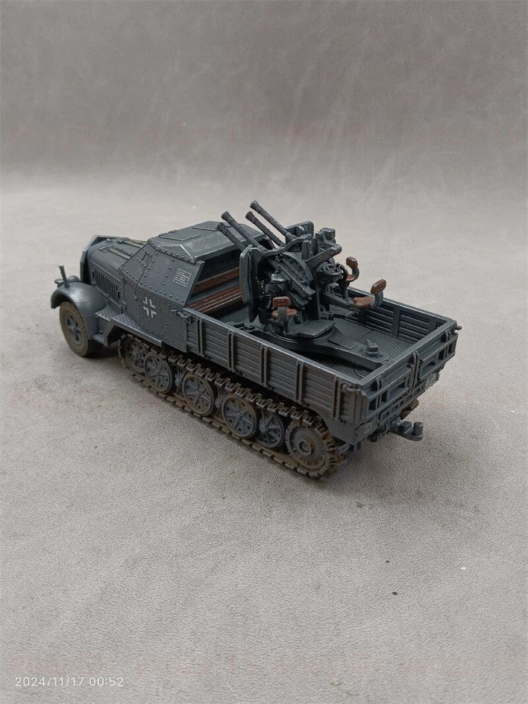 1/35 Half-Track Anti-Aircraft Vehicle Painted Finished Model