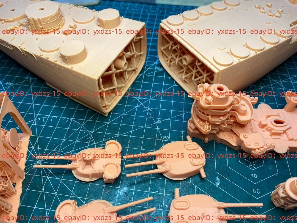 3d Printed 1/700 Italian Andrea Doria Battleship(full Hull/waterline)
