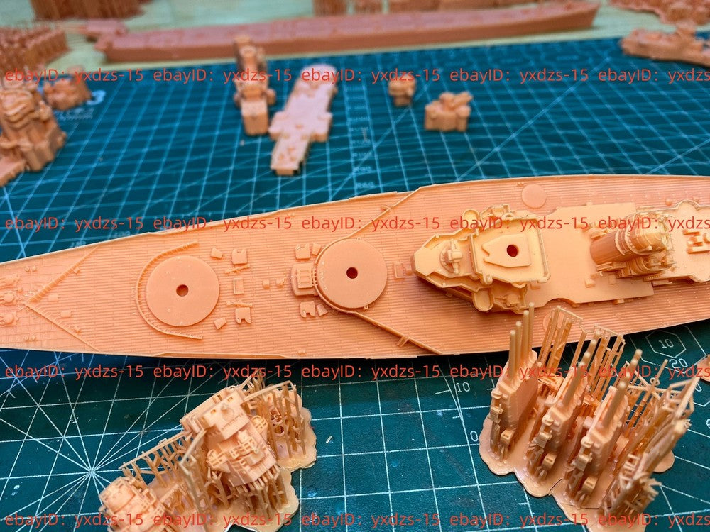 3d Printed Kit 1/700 France Mnf Dunkerque Battleship(full Hull/waterline)