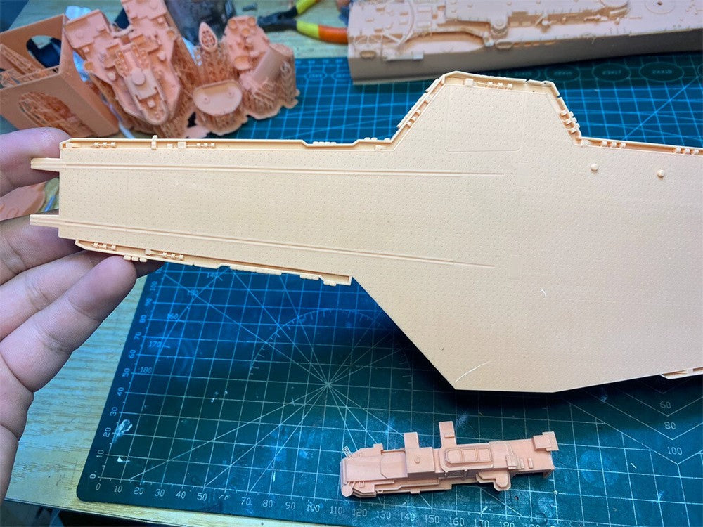 3d Printed 1/700 Uss Midway (cva-41) Aircraft Carrier(full Hull/waterline)