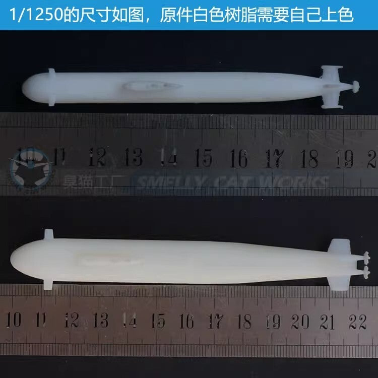 3d Printed 1/1250/2000 Soviet Charlie Ii/oscar Ii Cruise Missile Submarine