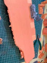 3d Printed 1/700 Us Forrestal Aircraft Carriers (cva-59) (full Hull/waterline)