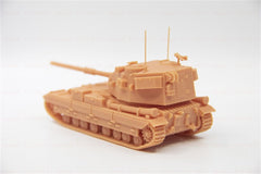 3d Printed 1/72/144 Britain Fv215 Heavy Anti-tank Gun Unpainted Kit