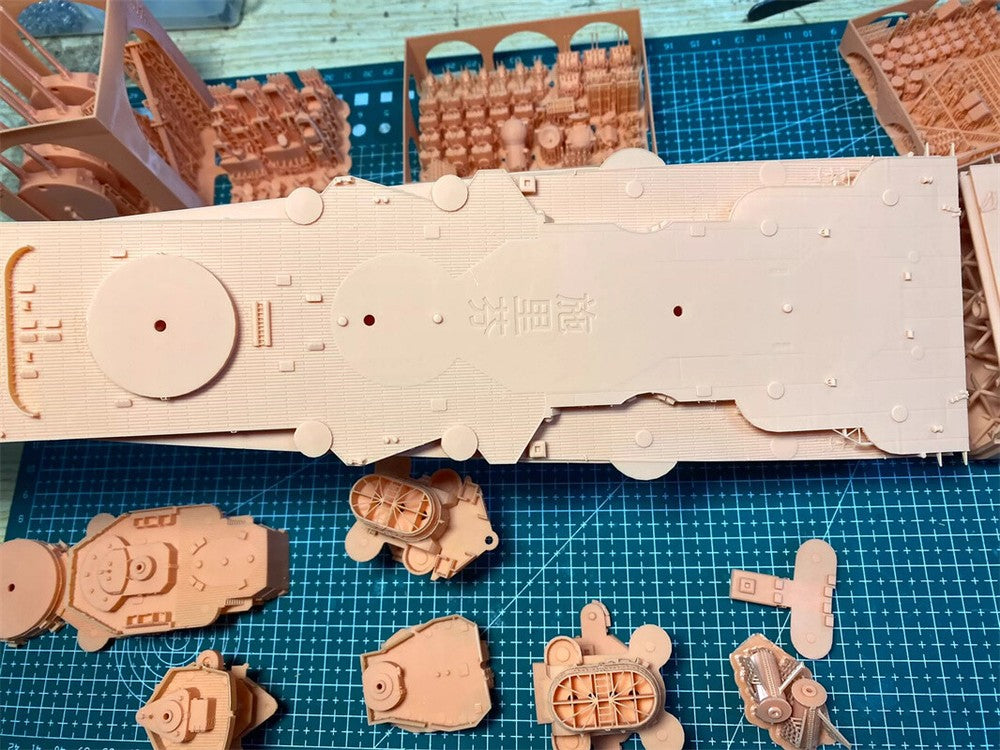 3d Printed 1/350 German Schlieffen Battleship(full Hull/waterline)
