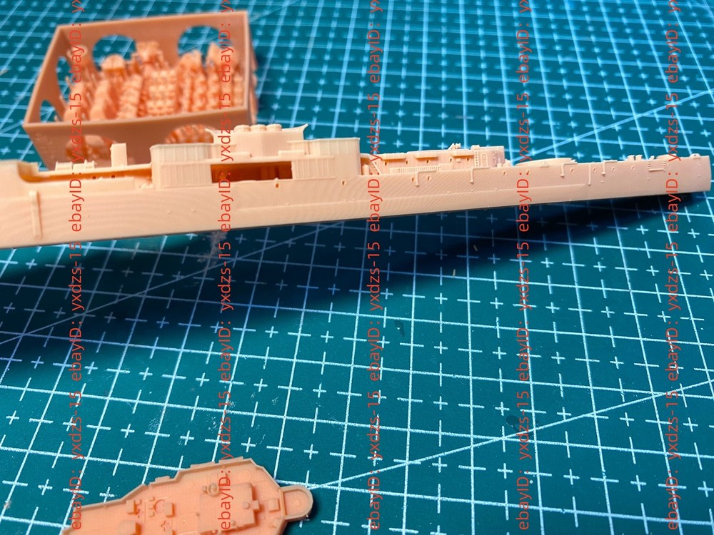 3d Printed 1/700 British Uganda Class Light Cruiser(full Hull/waterline)