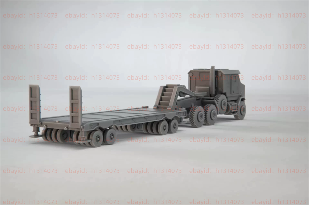 3d Printed 1/72/144 U.S. Army Oshkosh M1070 Trailer Unpainted Kit