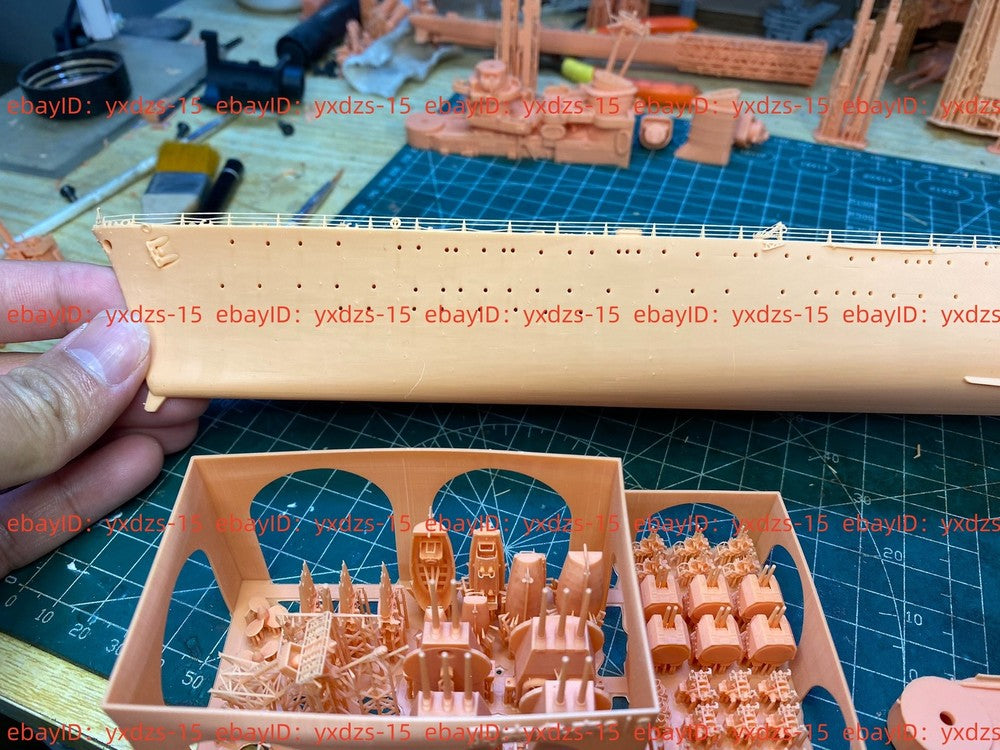 3d Printed 1/350 Italian Duca Degli Abruzzi Class Cruisers(full Hull/waterline)