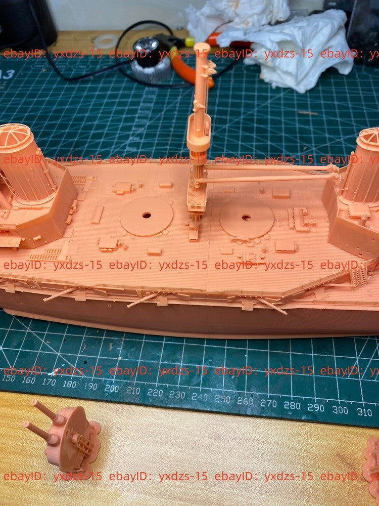 3d Printed 1/350 Wwi Hms Agincourt Dreadnought Battleship(full Hull/waterline)