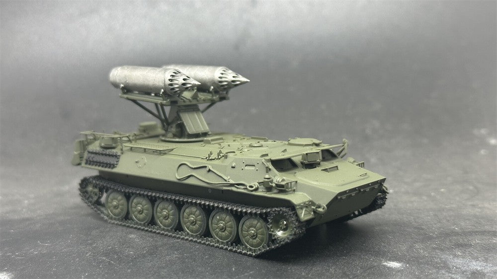 1/72 Ukrainian MT-LB S8 Self-Propelled Rocket Vehicle Painted Finished Model