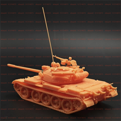 3d Printed 1/72/144 Russian T-55A Medium Tank (1981) Unpainted Kit