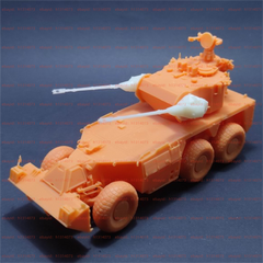 3d Printed 1/72/144 British Marksman G6 Self-Propelled Gun Unpainted Kit