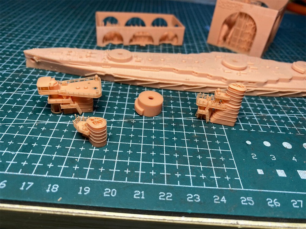 3d Printed 1/700 Italian Battleship Leonardo da Vinci(full Hull/waterline)