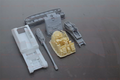 1/72 Tiger Self-Propelled Guns: Grille 17 / Grille 21 Unpainted Kit