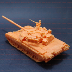 3d Printed 1/72/144 Russian T-80U Main Battle Tank Unpainted Kit