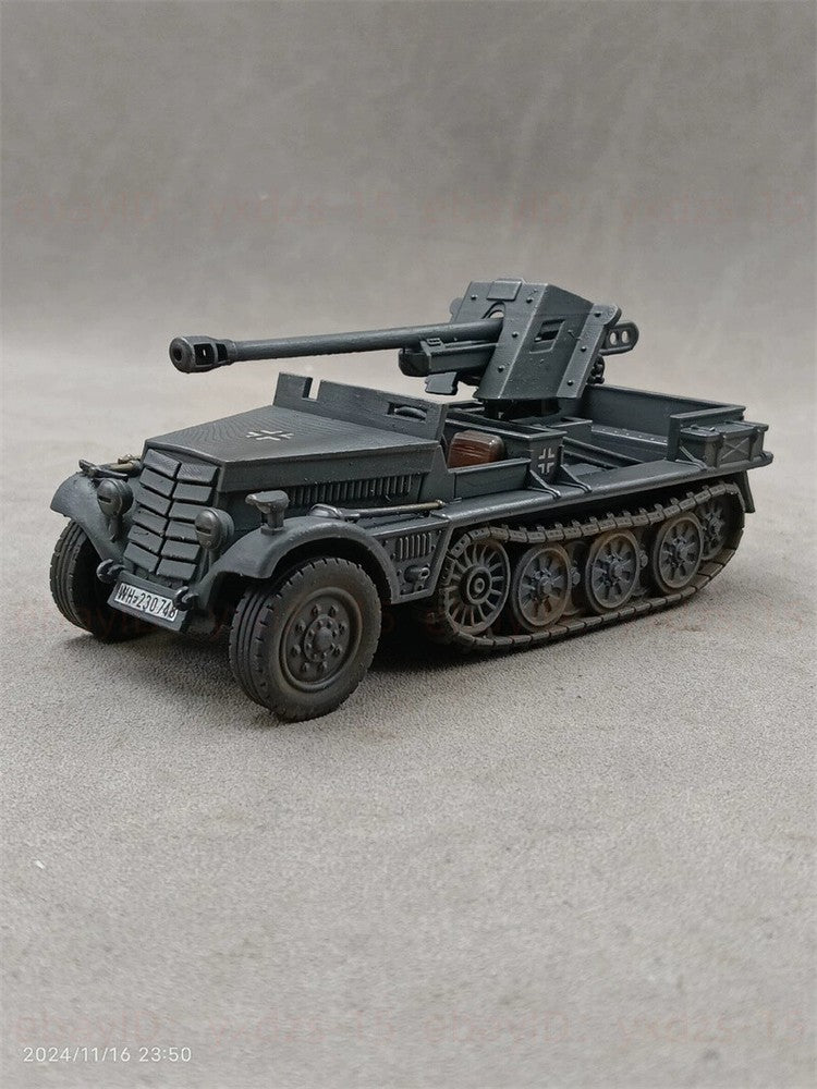 1/35 Half-track Anti-tank Gun Vehicle Painted Finished Model