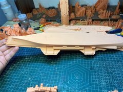3d Printed 1/700 Uss Midway (cva-41) Aircraft Carrier(full Hull/waterline)