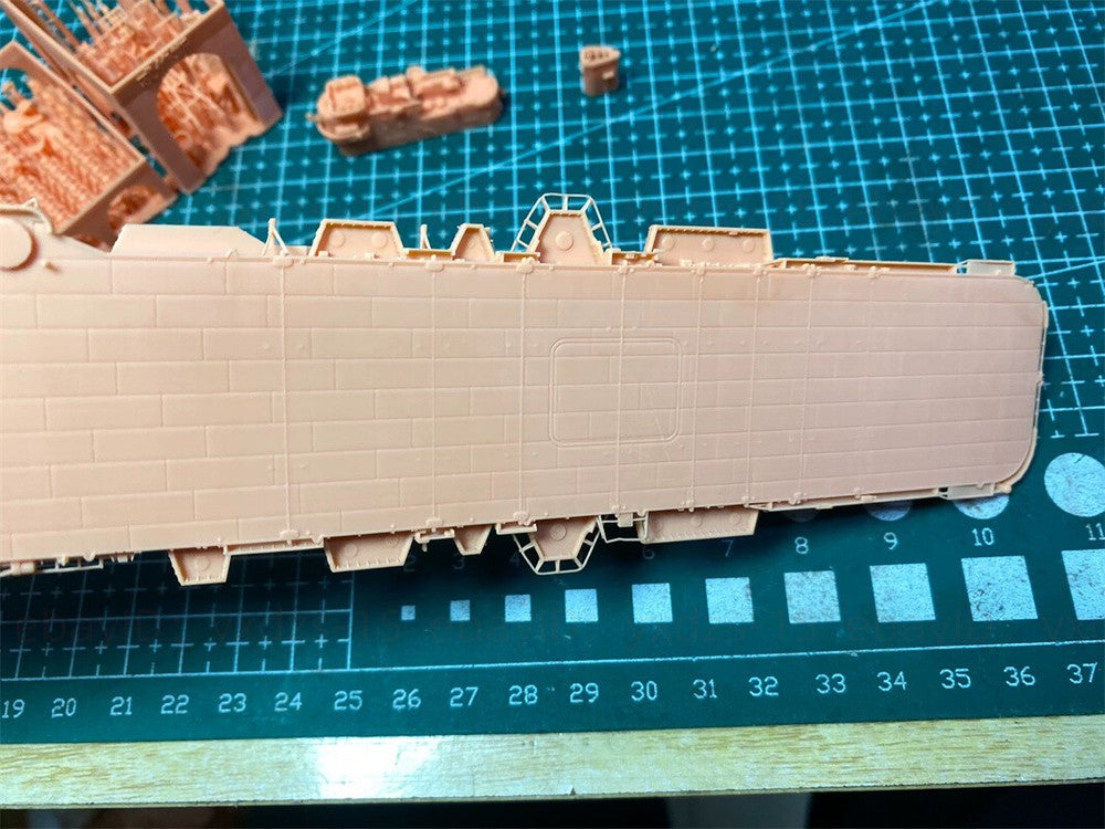 3d Printed 1/700 Hms Theseus (r64) Aircraft Carrier(full Hull/waterline)