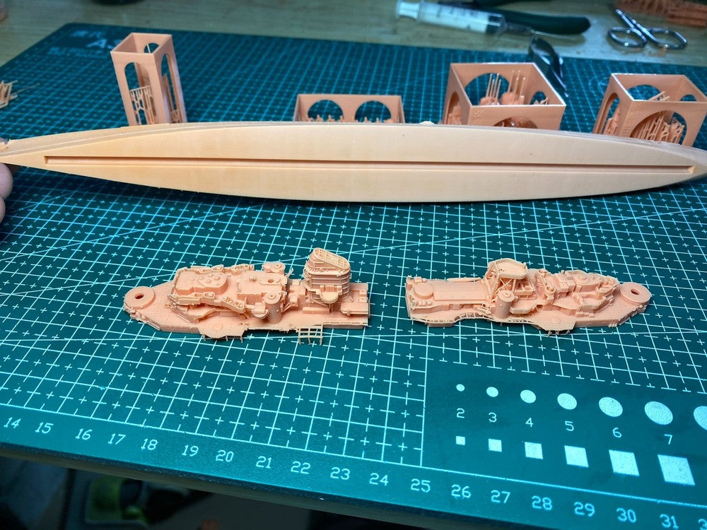 3d Printed 1/700 Prinz Eugen Heavy Cruiser(full Hull/waterline)