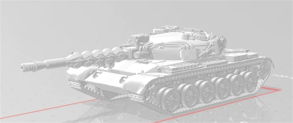 3d Printed 1/35/72 Russian F-series "Resistor" Object 140 Medium Tank Kit
